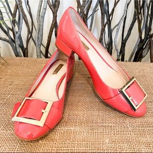 Louise et Cie Brianna Patent Leather Buckle Shoes